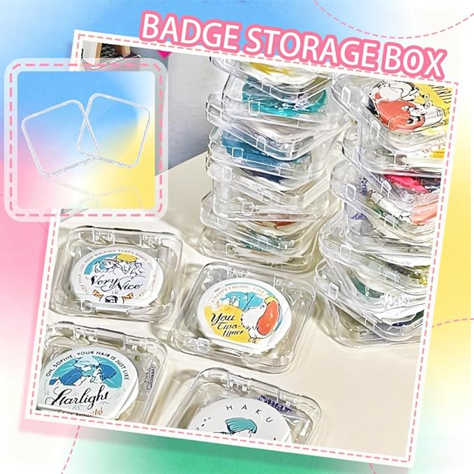 12PCS Press on Nail Storage Box Acrylic Organizer Nail Case Nail Display Case Nail Display Box Artificial False Nail Box with Double Sided Adhesive Nail Tape Suitable for Press on False Nail