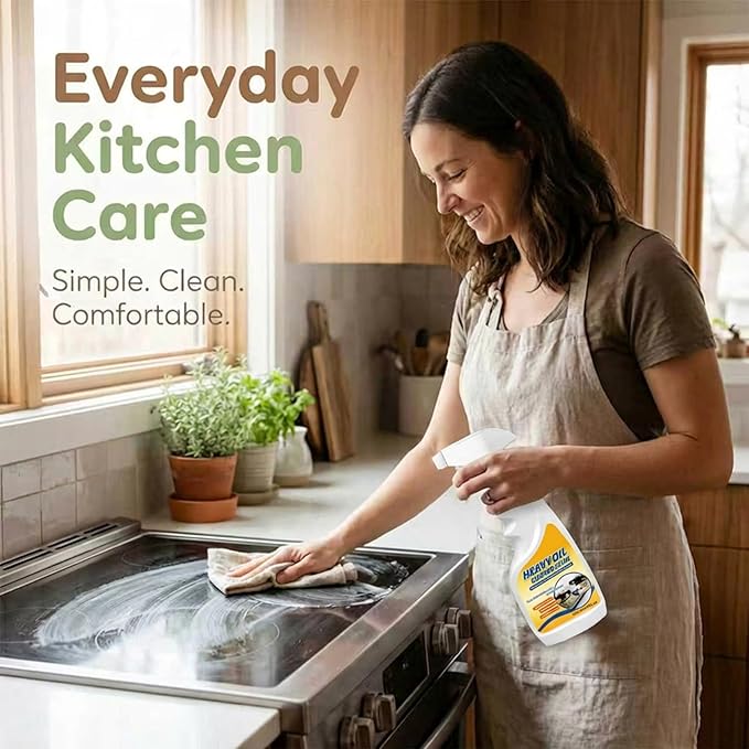 Multi-purpose Heavy Grime Duty Cleaner, Multi-purpose Heavy Oil Stain Cleaner Kitchen, For Range Hood, Oven, Pots