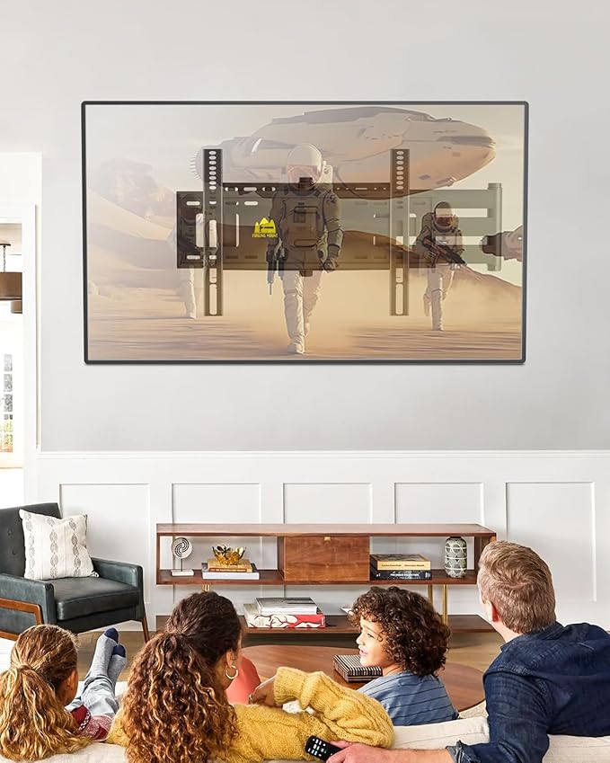 FORGING MOUNT Long Arm TV Wall Mount for 42-80 inch TVs, 43" Extension Full Motion TV Mount with Articulating Arm Swivel,Tilt and Level Adjustment, MAX VESA 600x400mm, Holds up to 110 lbs