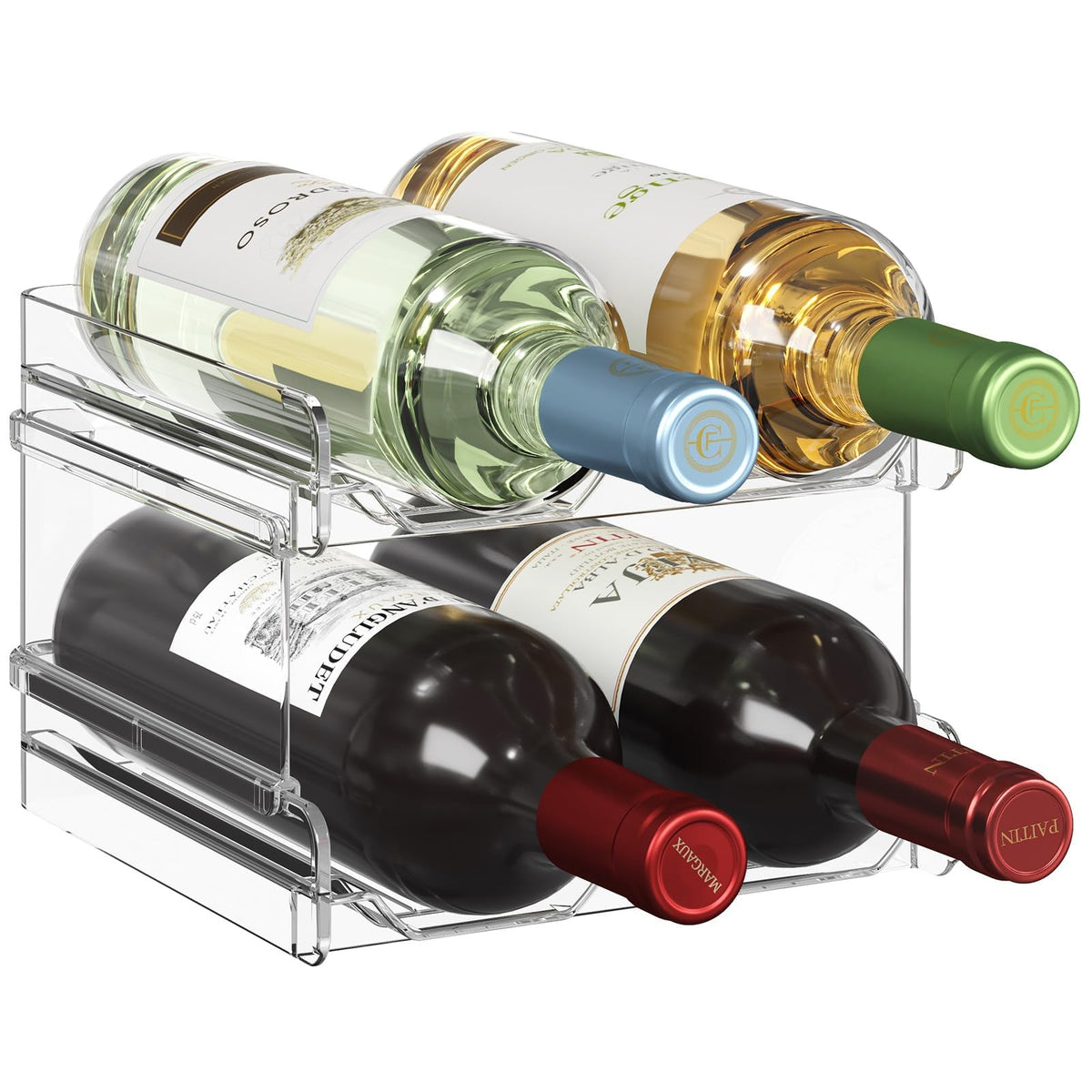 Lifewit Stackable Wine Rack for Cabinet, Plastic Ref | All Products - Image 1