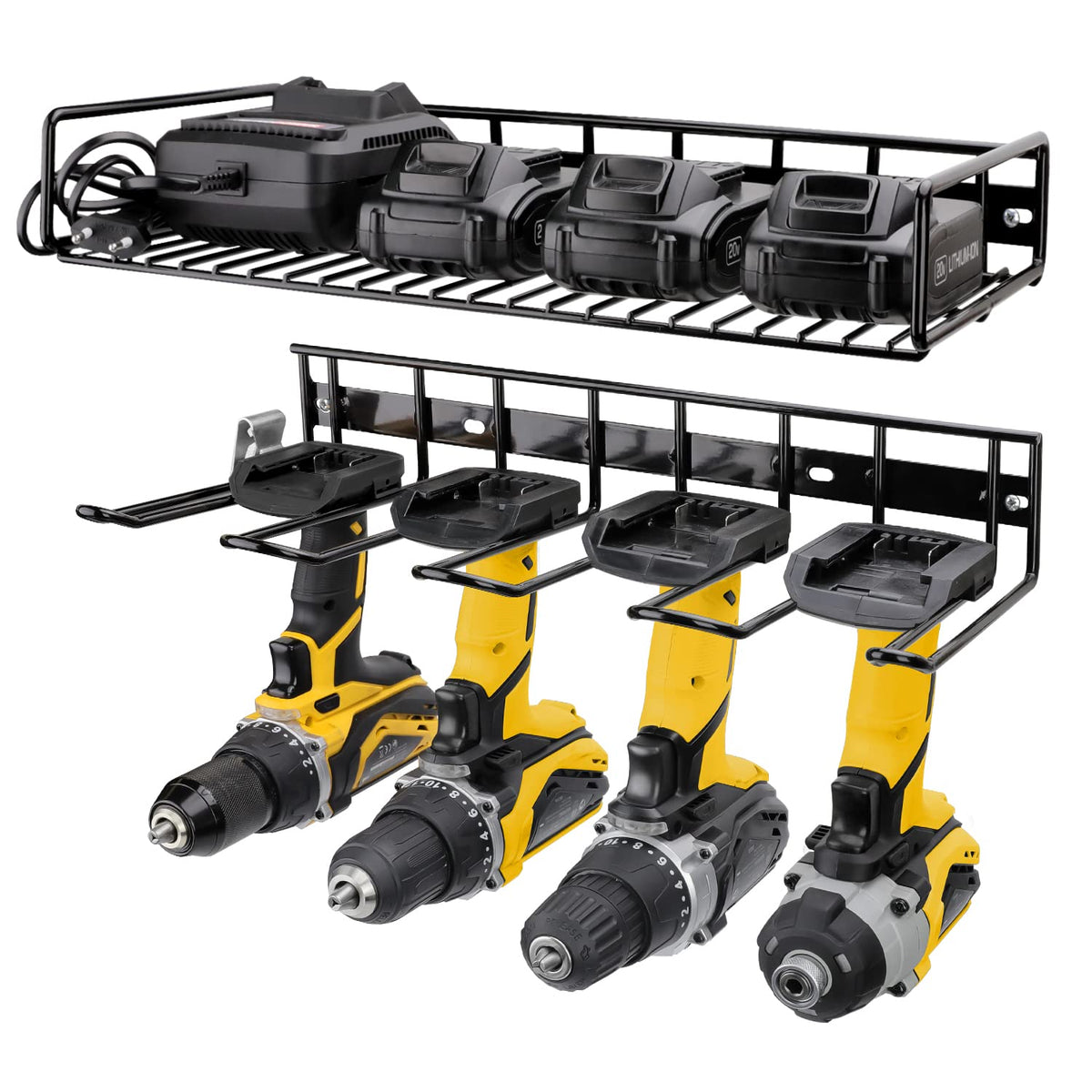 UNITEDPOWER Wall Mounted Power Tool Organizer Holder - Image 1