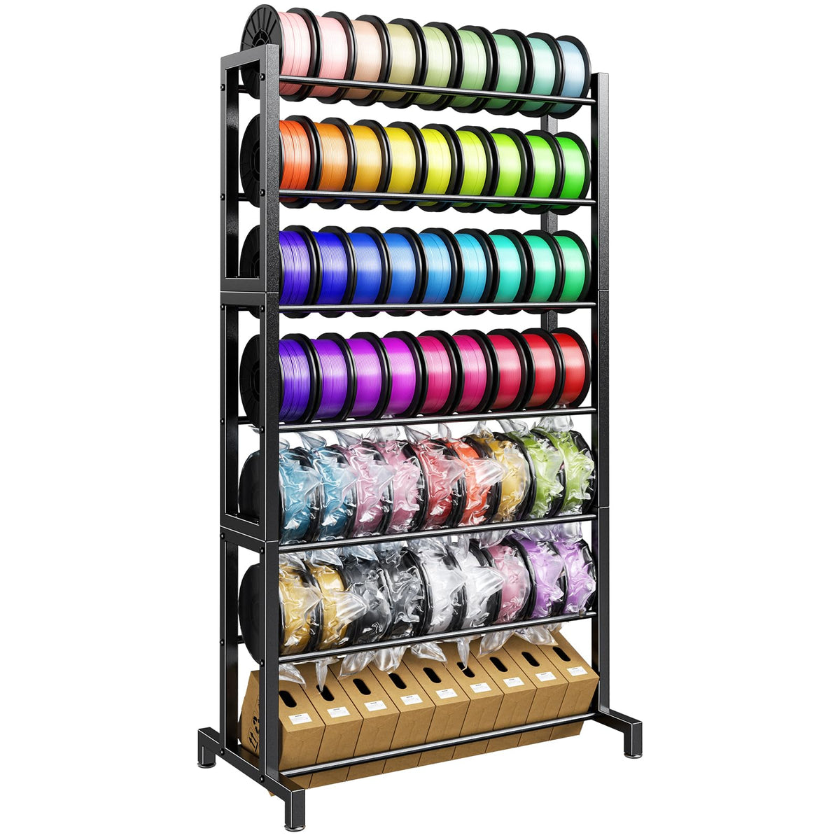 3D Printer Filament Storage Rack 7-Tier, Multi-Layer - Image 1