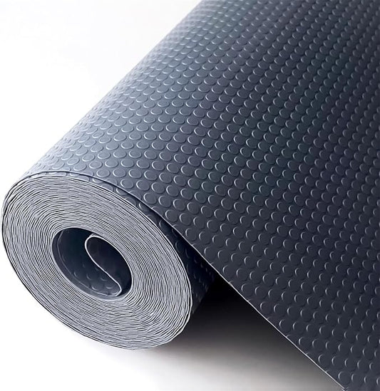 Shelf Liners 12 inch x 20 ft Kitchen Cabinets Liner Non-Stick Drawer Mats EVA Protector Shelving Cupboard Lining (Gray, 12 inch x 20 ft)