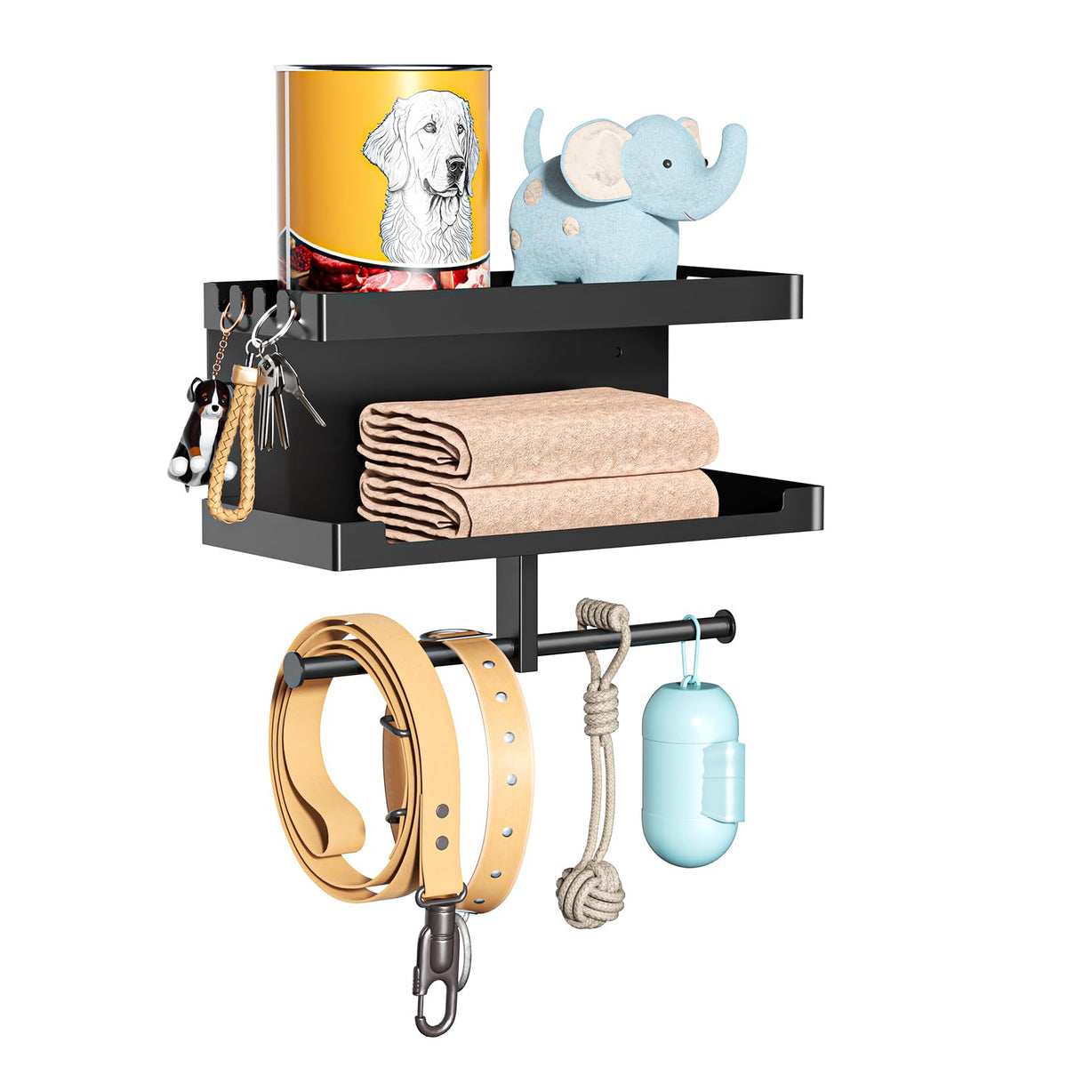Dog Leash Holder for Wall, Leashes Hanger - Image 1