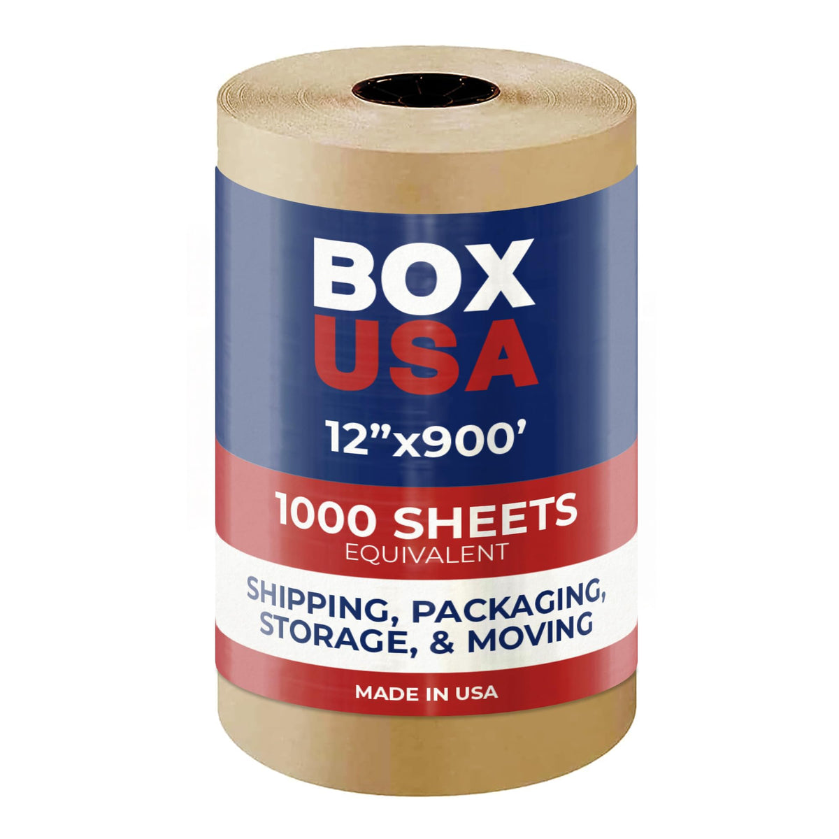 BOX USA Kraft Paper Roll 12 x 10800" (900'), 40# Recycled - Image 1
