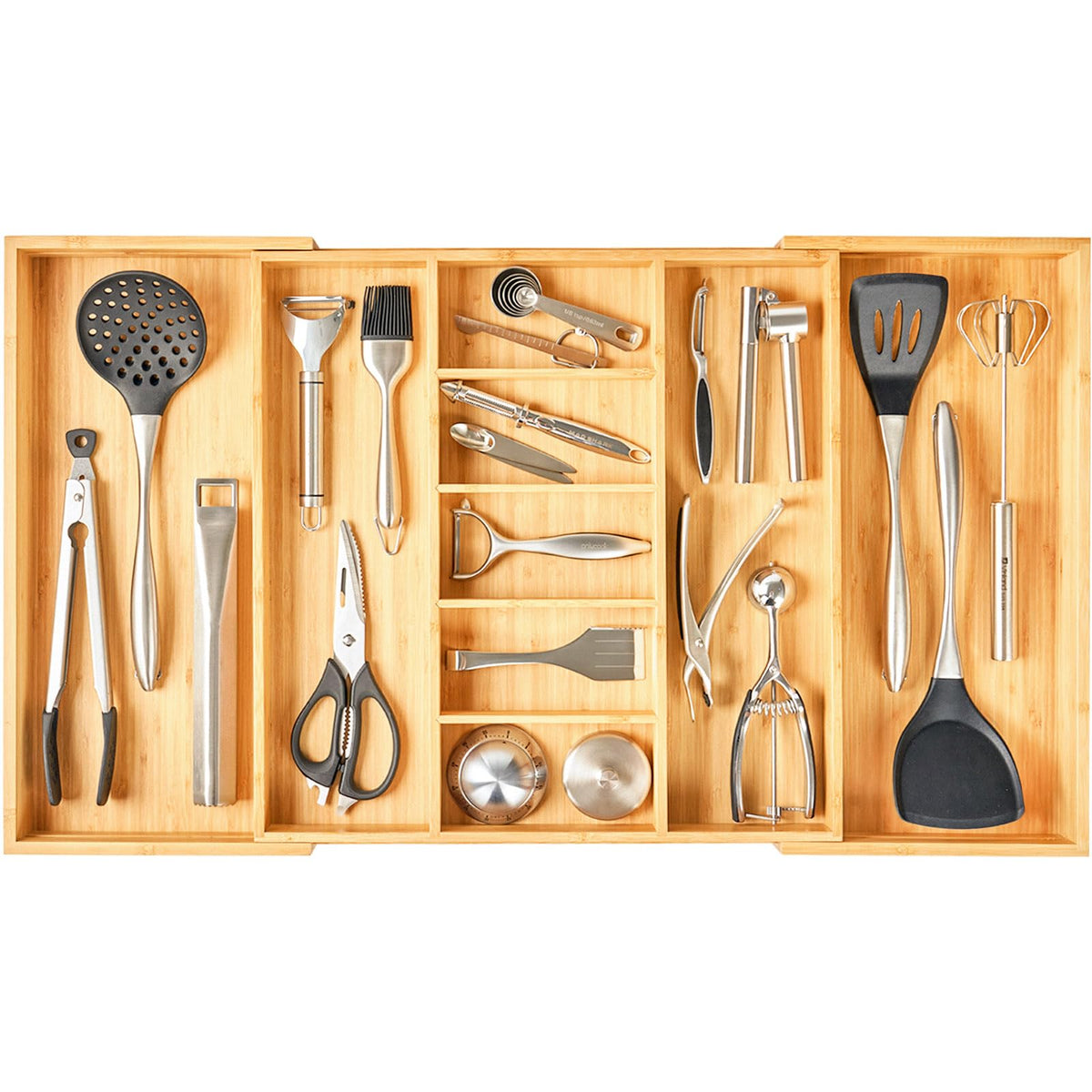 Umilife Extra Large Expandable Kitchen Drawer Organizer - Image 1