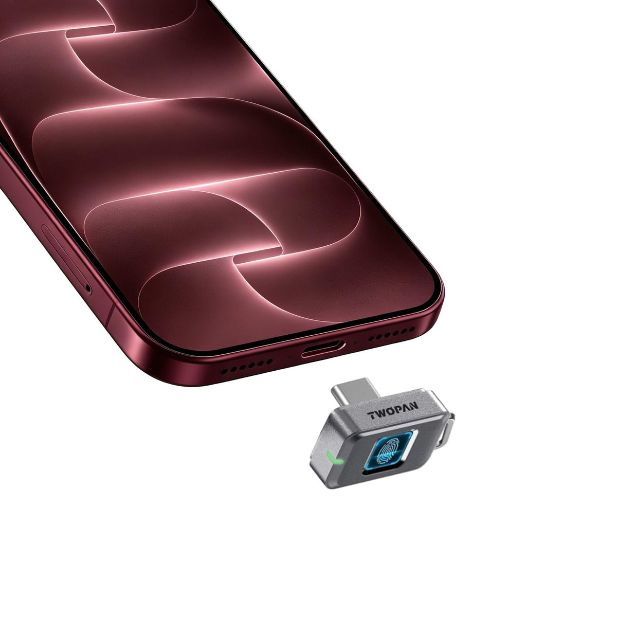 TWOPAN 512GB Fingerprint Nano SSD-Up to 450MB/s, External SSD - Image 1