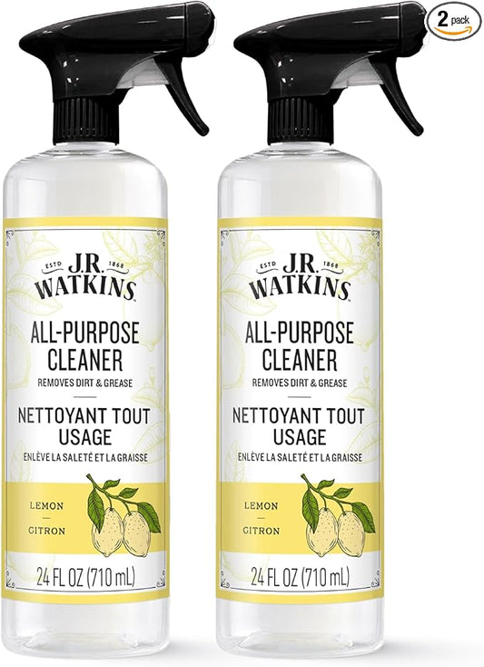 JR Watkins All Purpose Cleaner Lemon 24floz - 2pk