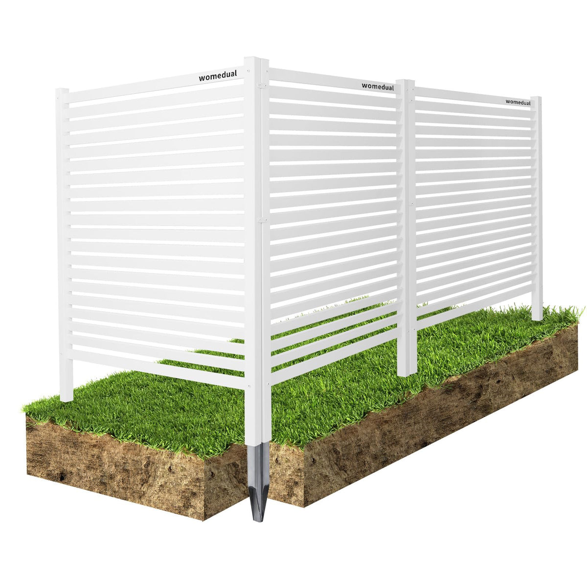Air Conditioner Fence 3 Panels, 36" W x 45" H Outdoor - Image 1
