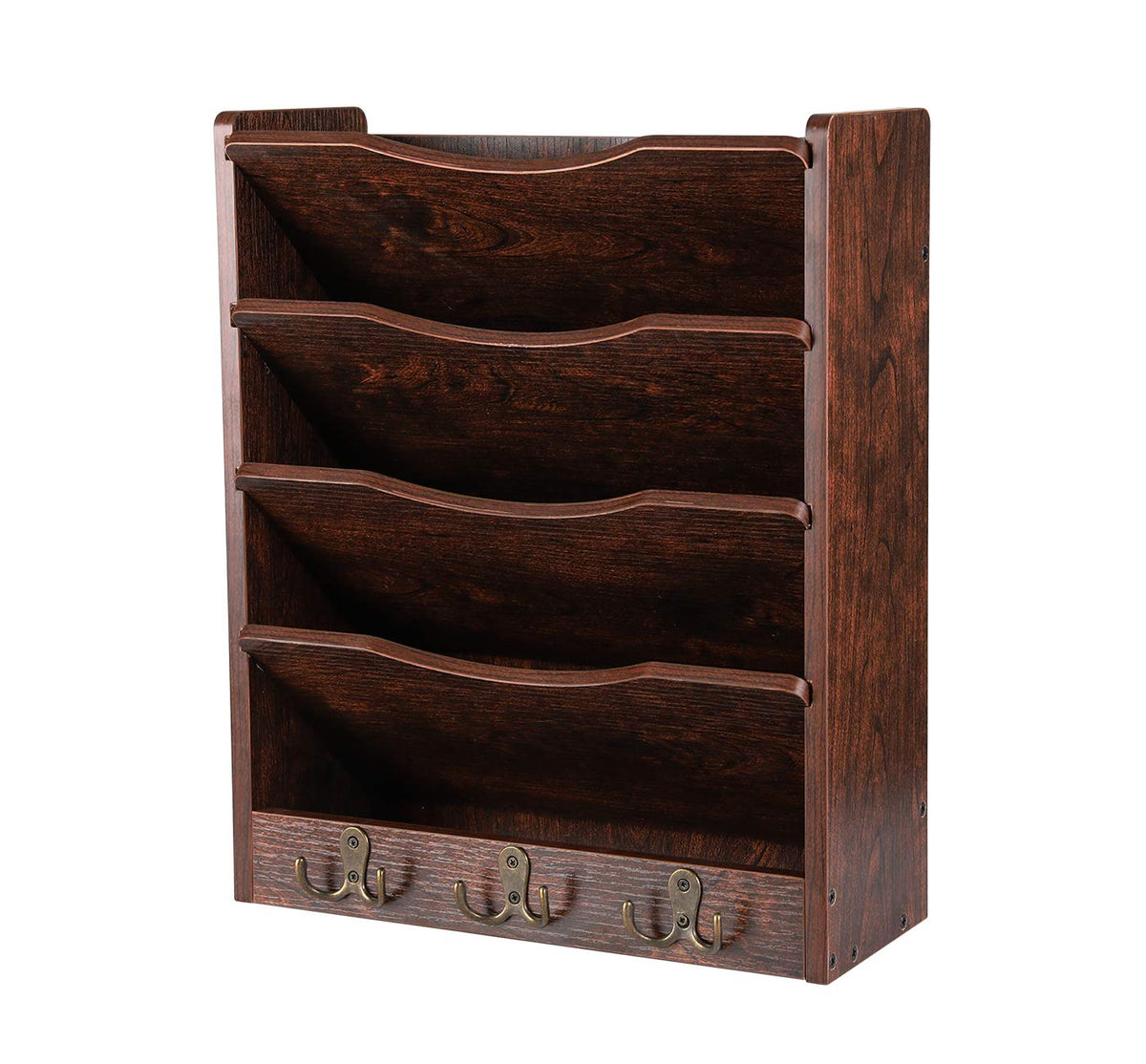 PAG-Mass 5-Tier Wall File Holder Hanging Mail Organizer - Image 1