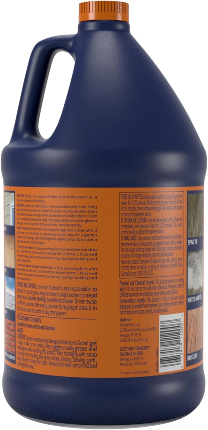 Microban Outdoor Surface Care Cleaner 1 Gal