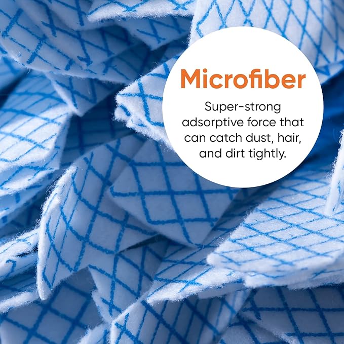 Superio String Mop Cotton Mop for Hardwood Floor Cleaning Self Wringing Mop for Home, Kitchen, Bath, Office Cleaning, Blue Heavy Duty Mop Commercial/Industrial, Aluminum Handle