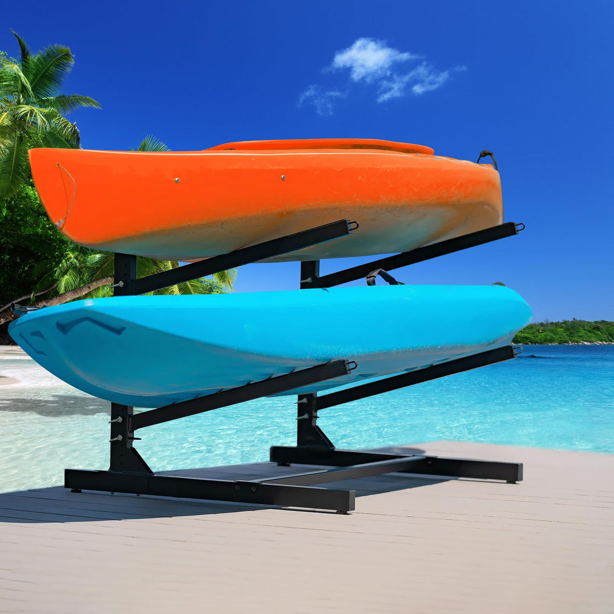 Kayak Storage Rack,Heavy Duty Kayak Rack for Garage Holds - Image 1