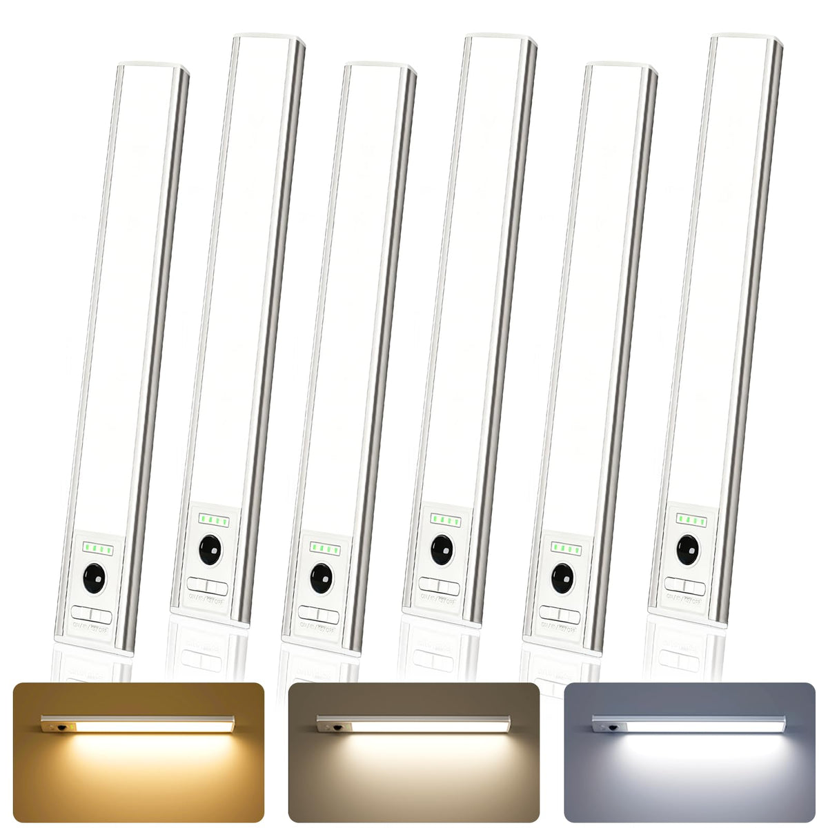 EZVALO 10-inch Under Cabinet Lighting Wireless with Battery - Image 1