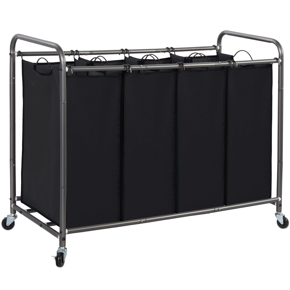 STORAGE MANIAC 3 Section Laundry Sorter, Laundry Hamper - Image 1