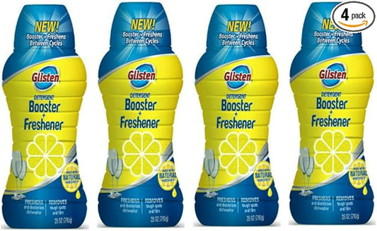 Glisten Dishwasher Detergent Booster and Freshener 4-Pack