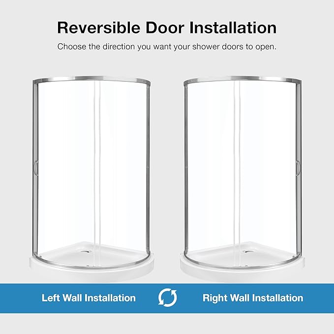 OVE Decors Breeze 32 in. Corner Shower Clear Sliding Door with Base in Satin Nickel Finish