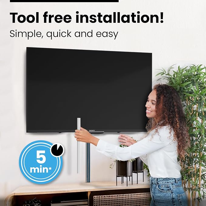 EVEO Cable Hider Wall 306” - Cable Raceway Cord Hider - Wire Covers for Cords on Wall, Cord Cover, Wall Cable Hider, Cable Concealer, Wire Hiders for TV on Wall - 20X (L16 W0.95 H0.5) - Medium | Beige