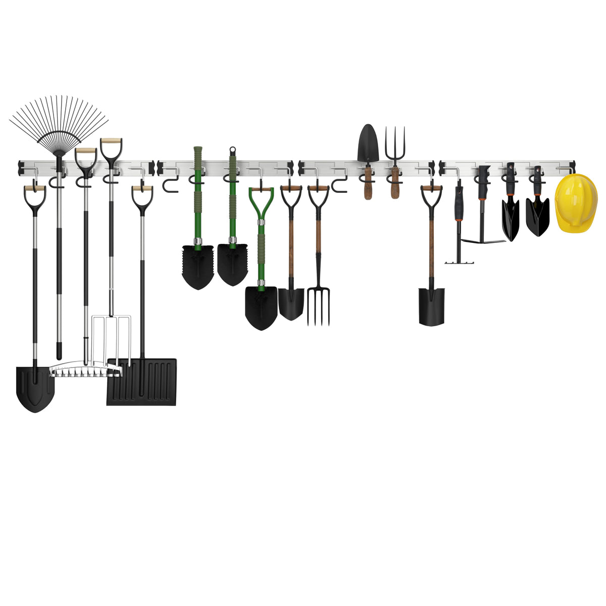 HUPBIPY 69'' Aluminum Alloy Garden Tool Organizer Wall - Image 1