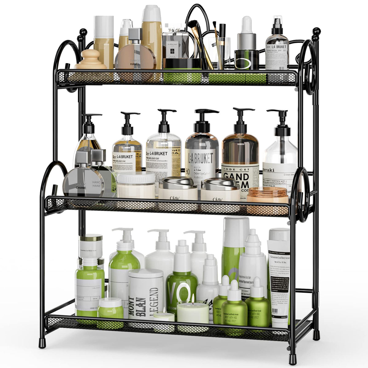 EKNITEY Bathroom Counter Organizer - 3 Tier Spice Rack(No - Image 1