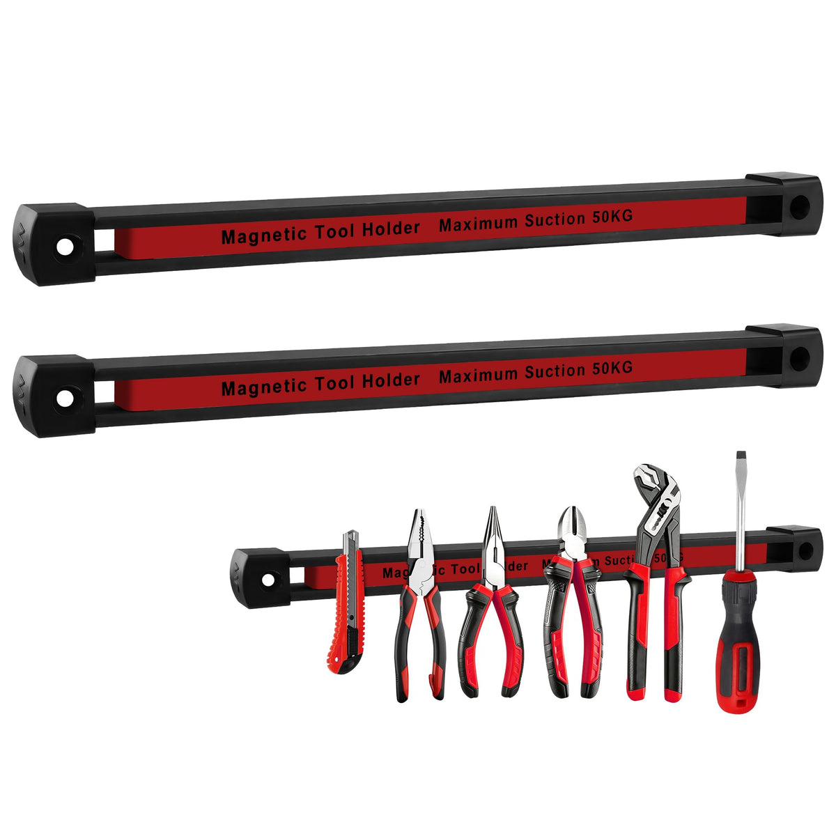 Double Sided Magnetic Tool Holder, 12 Inch Heavy Duty - Image 1