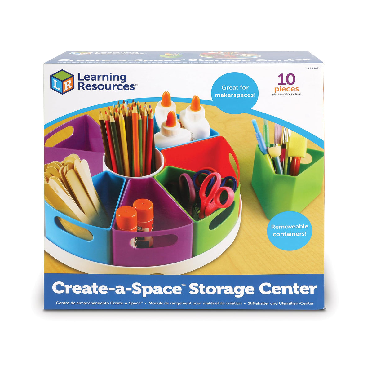 Learning Resources Create-a-Space Storage Center, Original - Image 1