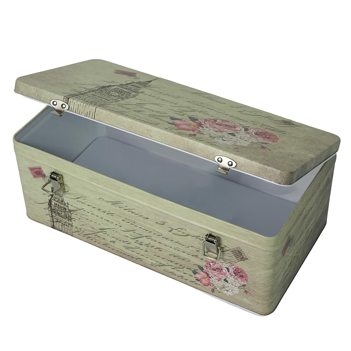 DreamsEden Metal Seed Organizer Storage Box - Rustic - Image 1