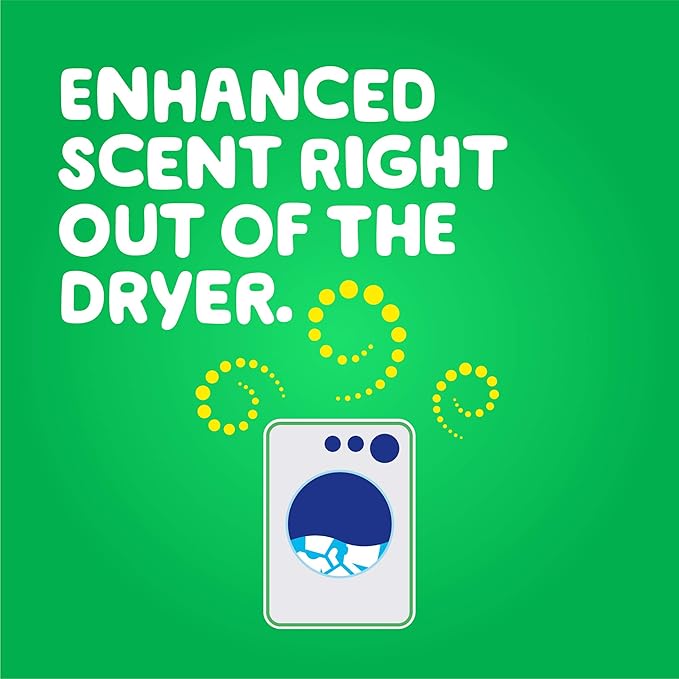 Gain dryer sheets Plus Wrinkle Release, Original Scent, Fights static with a touch of scent, laundry sheets,120 Count (Pack of 6)