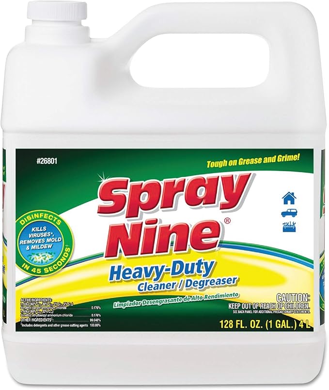 ITWLinx Spray Nine 268014 Heavy Duty Cleaner/Degreaser, 1gal, Bottle