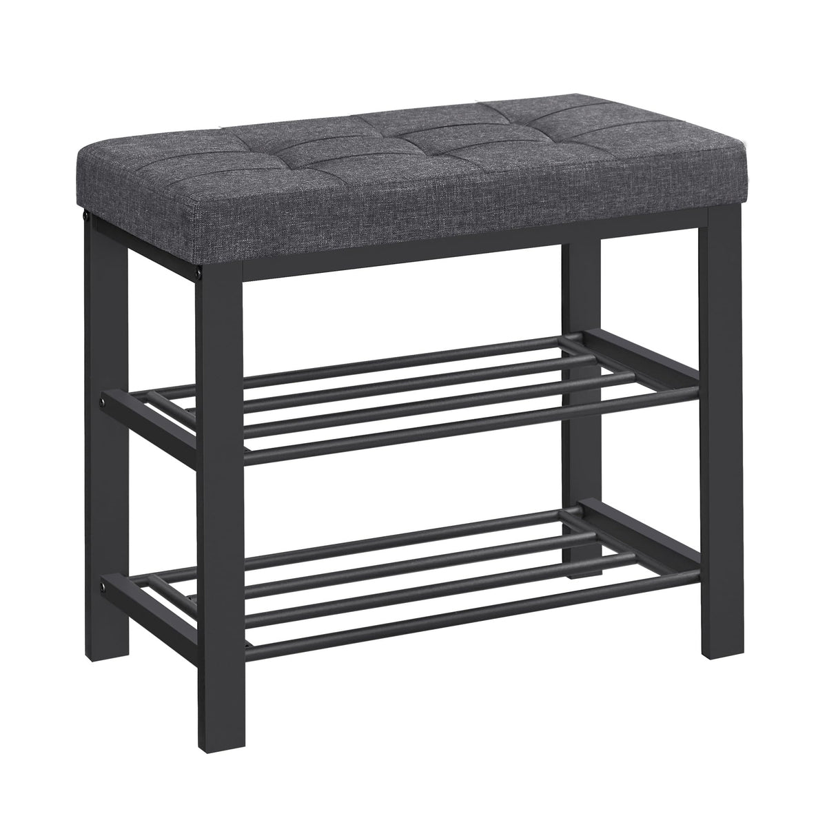 SONGMICS Shoe Bench, Storage Bench, Entryway Bench with Cushion - Image 1