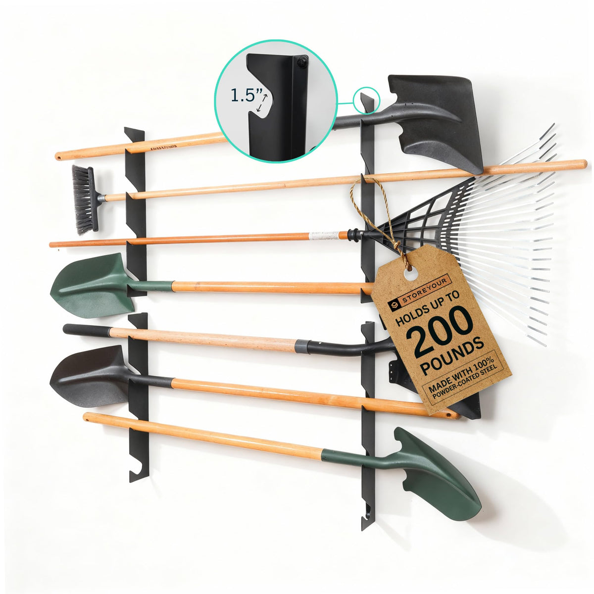StoreYourBoard Horizontal Shed Tool Organizer - Garage - Image 1