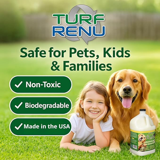 Tr10132 Bio-Enzymatic Cleaning Solution for Synthetic/Artificial Turf and Pet Odor Control with Sprayer, 32-Ounce