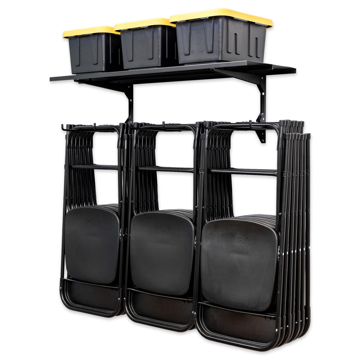 StoreYourBoard Chair Storage Rack with Storage Shelf – - Image 1