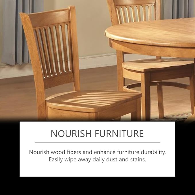 Furniture Wax, Beeswax Polish and Conditioner for Wood Furniture, All-Natural Wood Conditioner, Restorer and Protector with Sponges for All Types and Colours(2 Set)