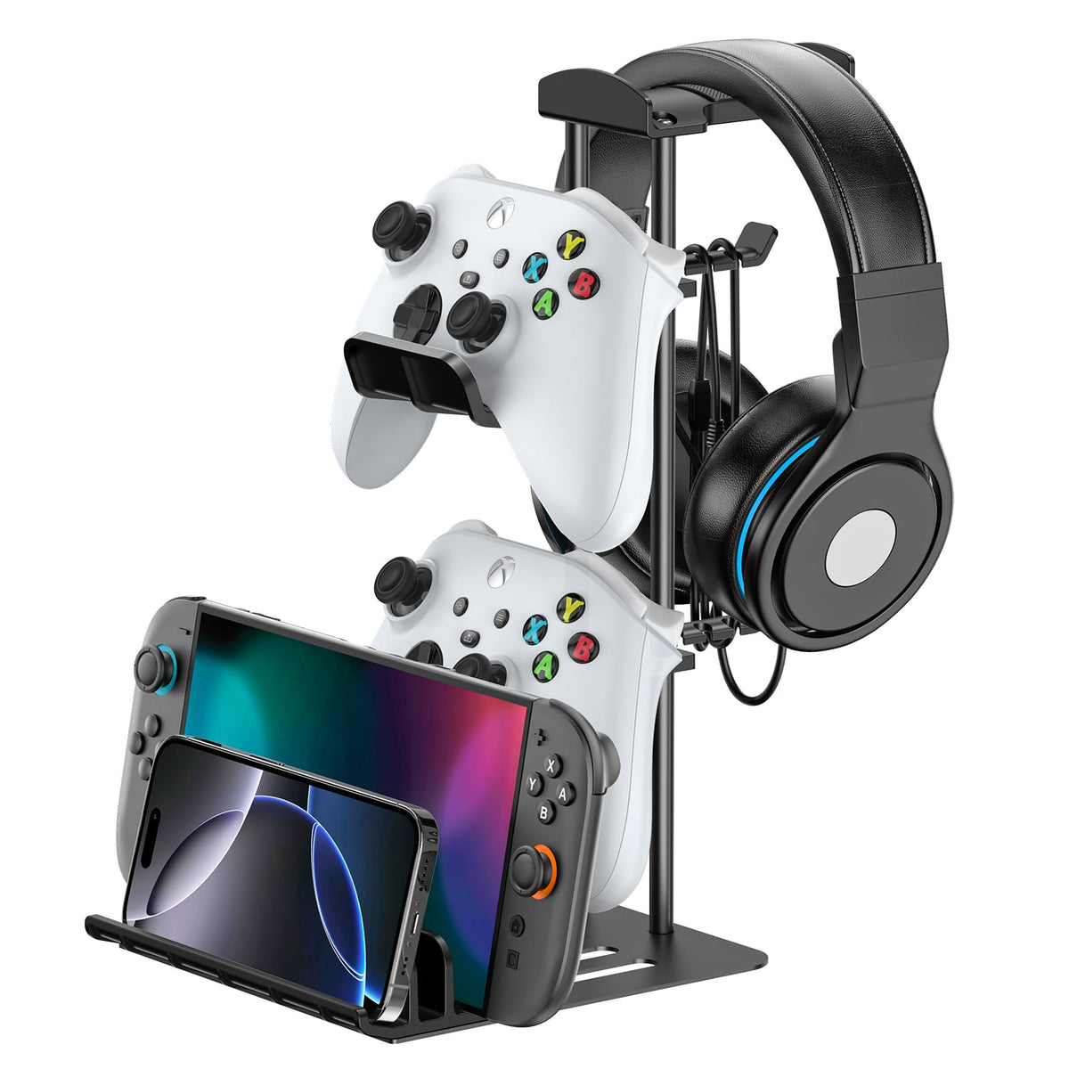 KDD Headphone Stand, Controller Holder & Headset Holder for Desk - Image 2