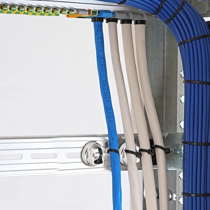 Magnetic Cable Zip Tie Mounts 18 lbs Cable Holders 18 lbs Pull Force Wire Management (25mm 20 Pcs)