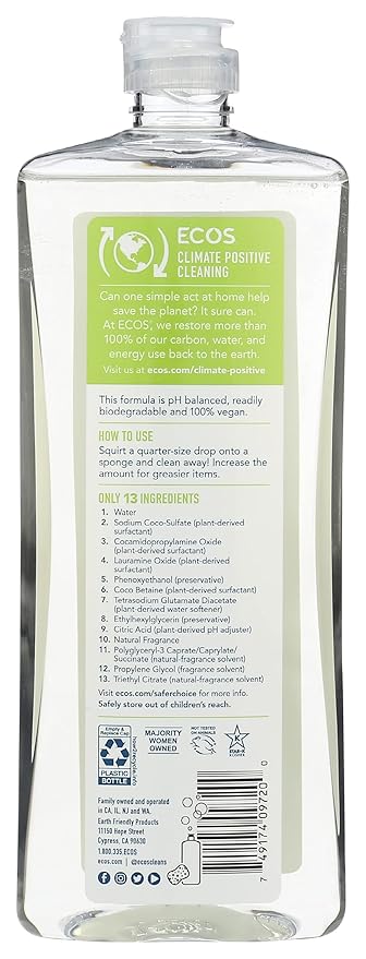 Ecos Dishmate Pear, 25 oz