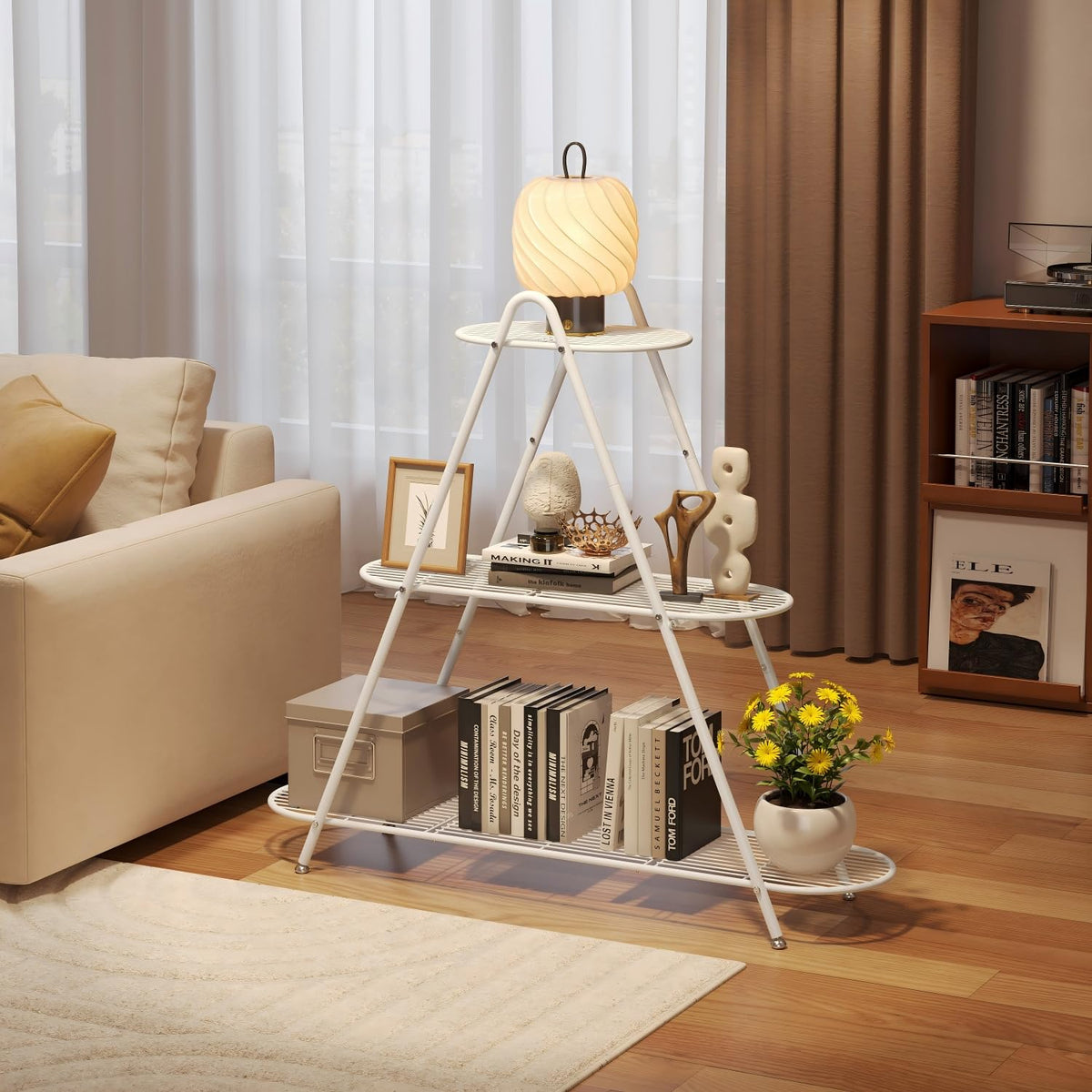 Storage Racks Plant Stand Indoor Outdoor Metal Plant Shoe - Image 1