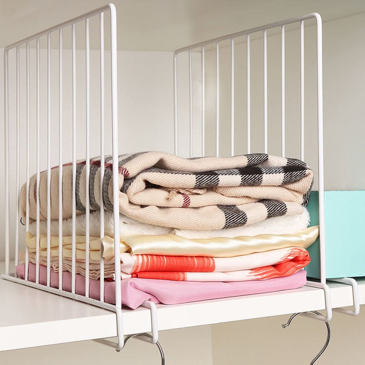 Shelf Dividers, 8 Pack Closet Organizers and Storage - Image 1