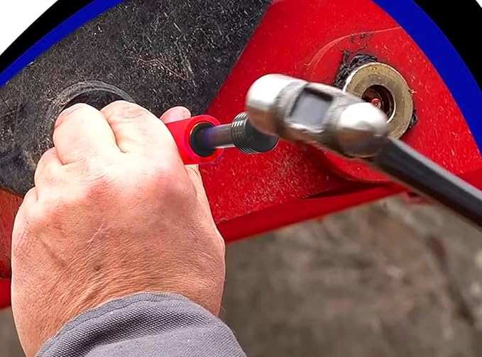 Grease Fitting Cleaner Tool Kit, Hydraulic-Powered Grease Zerk Buster and Rejuvenator for Clearing Clogged Bearings and Joints