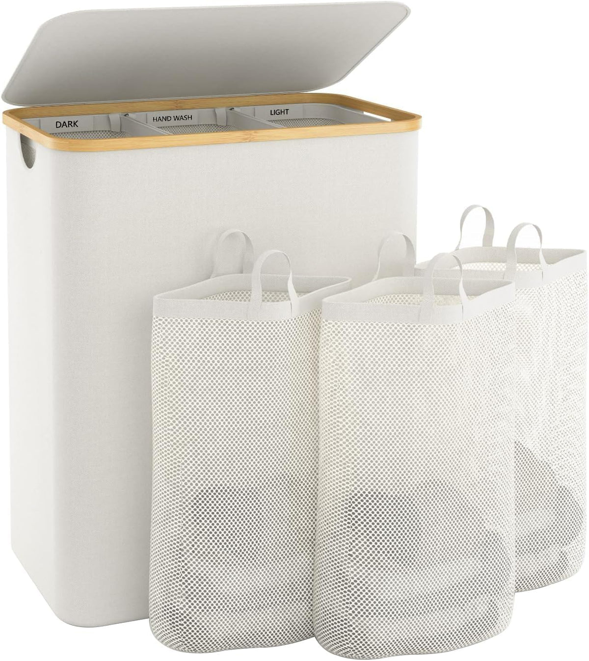 Hampers for Laundry Basket with Lid, 145L Large Laundry Hamper 3 - Image 1