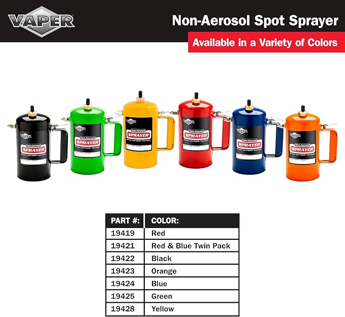 Vaper 19428 Spot Spray Non-Aerosol Sprayer - Yellow