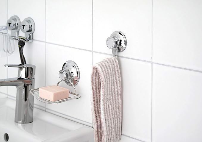 Bath Beyond Suction Cup Hooks (2Pack) - Powerful Vacuum Suction Cup Hooks Utensil Hanger Organizer No Drill Heavy Duty Organizer for Multi Purpose Kitchen, Bathroom, Restroom, Shower