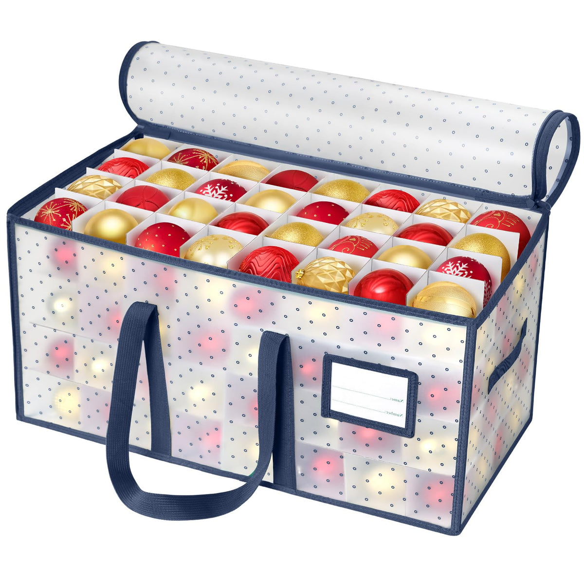 Hommtina Ornament Storage Plastic Ornament Storage | Home Organization - Image 1