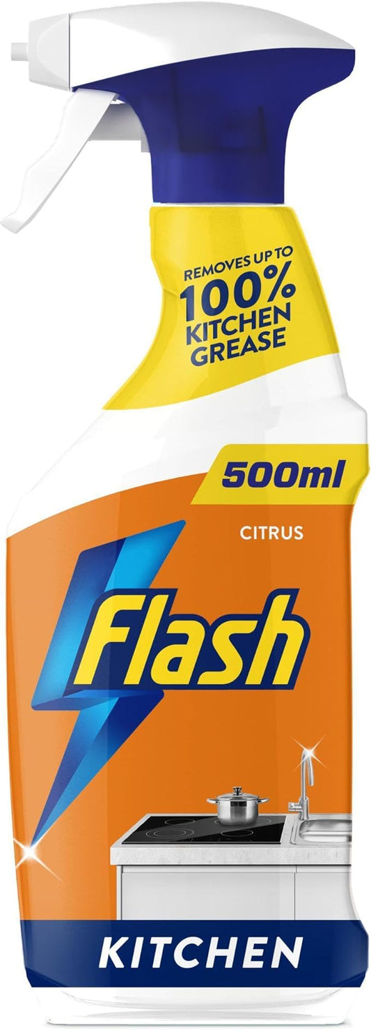 Flash Kitchen Degreaser Cleaning Spray 500ml