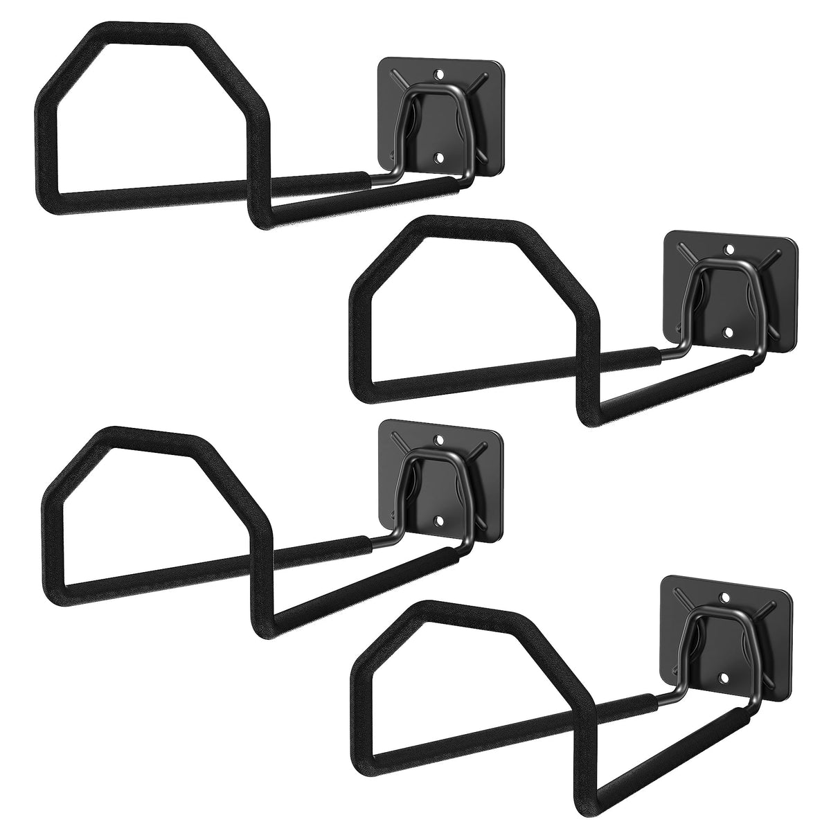 Garage Storage Hooks, Heavy Duty Wall Mount Tool Organizer Rack - Image 1