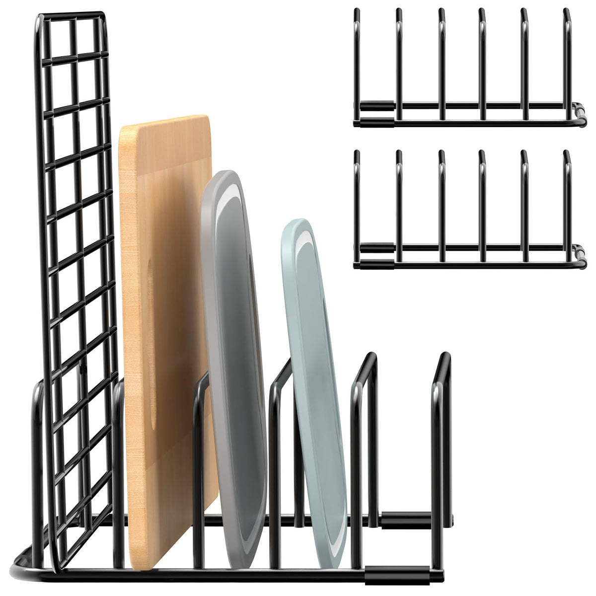 Fikoksol Cutting Board Organizer Storage, Baking Sheet Rack under - Image 1