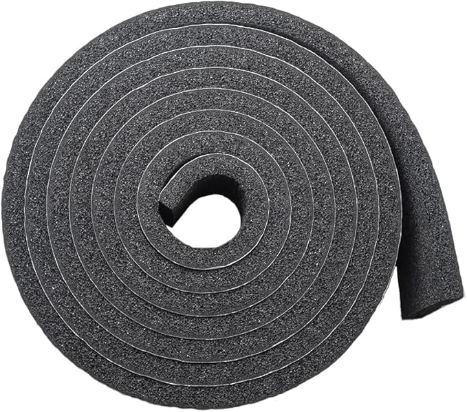 DOBTIM Pipe Insulation Foam Wrap Tape, self Adhesive with high Resilience for Pipe Insulation Wrap 13 Ft Long x 3 Inch Wide x 1/5 Inch Thick