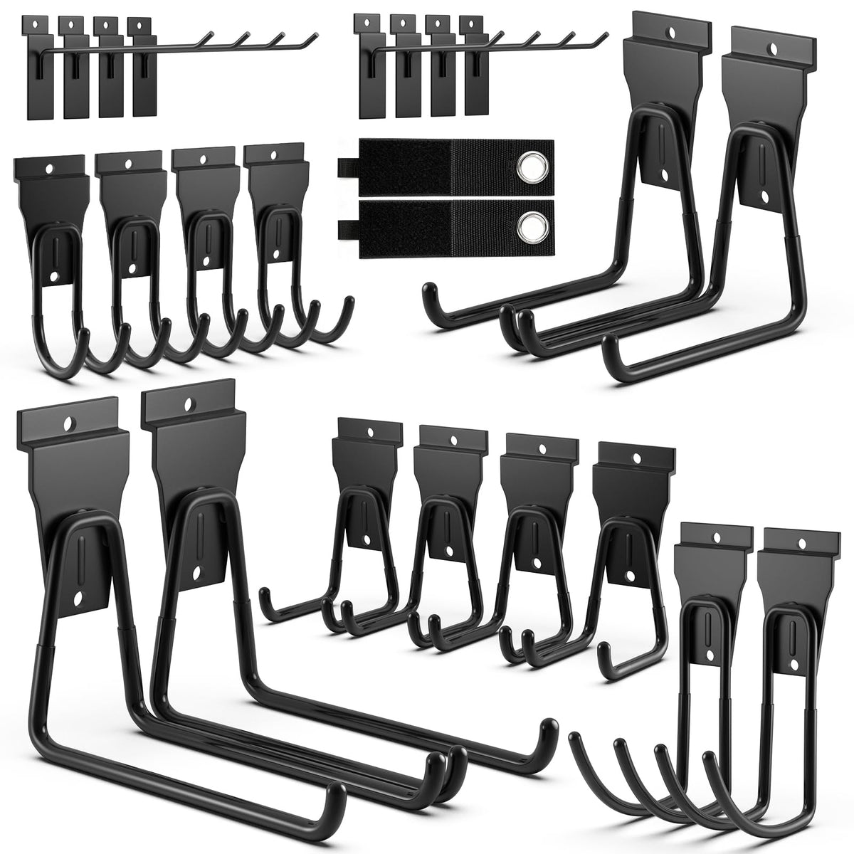 24 Pack Slatwall Accessories, Heavy Duty Slat wall Hooks & - Image 1