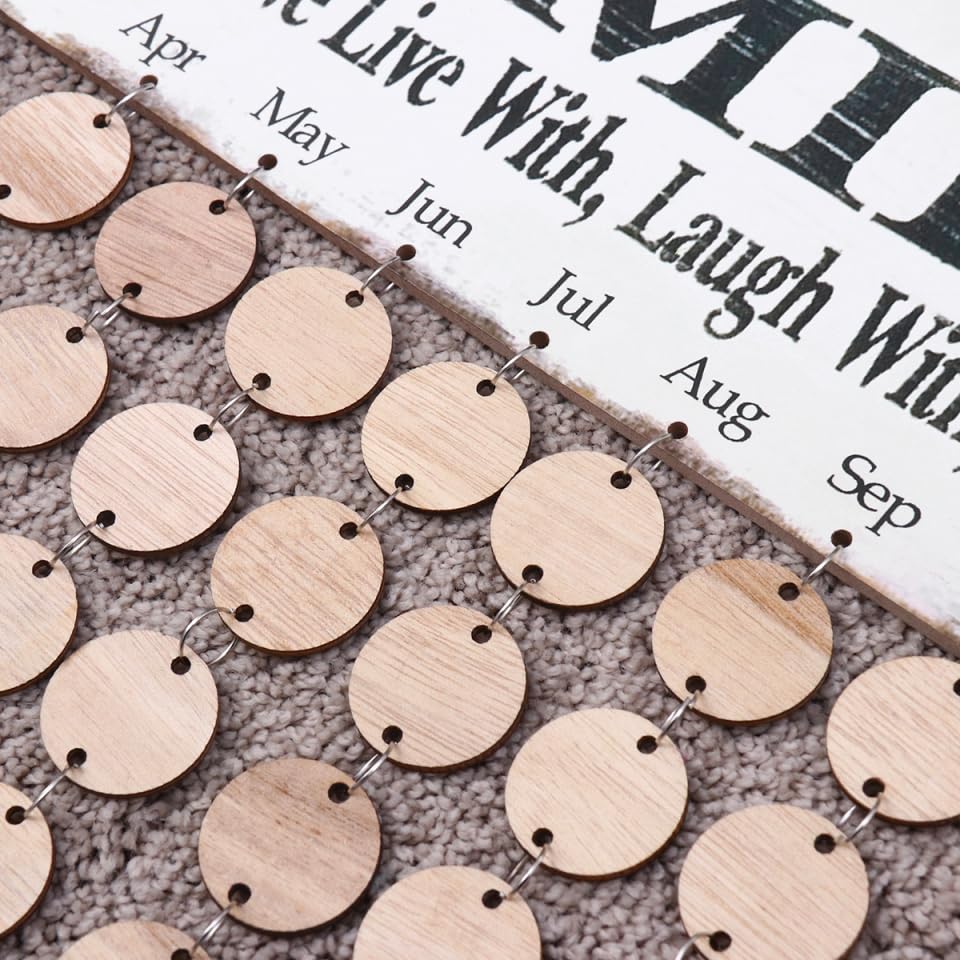 WINOMO Gifts for Mom Grandma Family Birthday Calendar with Tags - Image 5